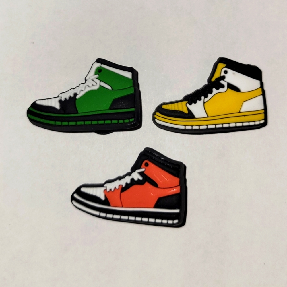 3 Gym Shoe Jibbitz Shoe Charms